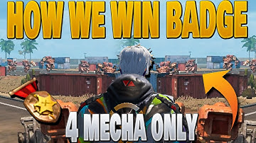 How we won badge drop using 4 mecha against 3 legion with 10+ mecha last island of survival
