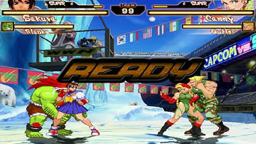 CAPCOM VS. SNK: TAG TEAM 3.0- SAKURA & BLANKA VS. CAMMY & GUILE  4-27-22