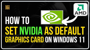 How to Set NVIDIA Graphics Card as DEFAULT || Change Default Graphics Card [Windows 11/10]