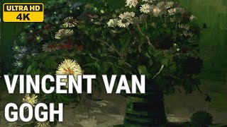 Vincent van Gogh: A collection of 10 oil paintings with title and year, around 1886 [4K]"