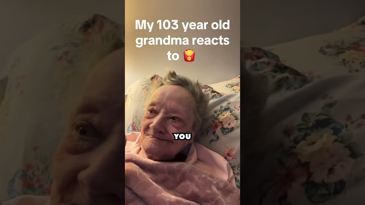 This grandma reaction getting french fries is so adorable😂❤️
