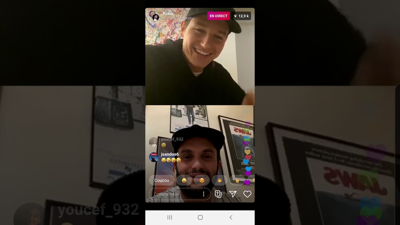 Énorme Live Instagram Florian Thauvin(joueur de L'OM) et Malik Bentalha des Barres de rire !!