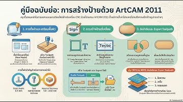 คู่มือเริ่มต้นสำหรับ การใช้ ArtCAM 2011