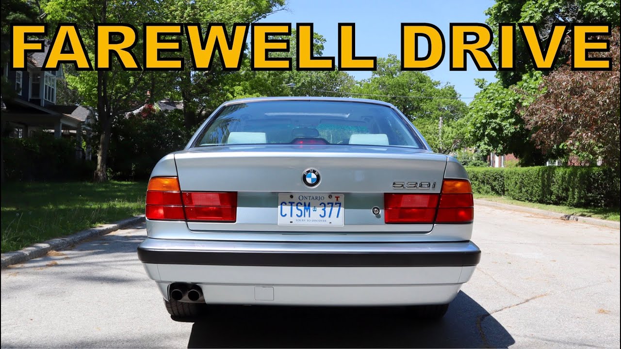 Прощальная поездка на моем полностью отреставрированном BMW E34 V8