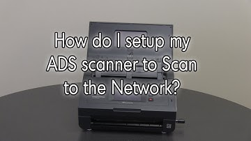 How do I setup my ADS scanner to Scan to the Network | Brother Desktop Scanner