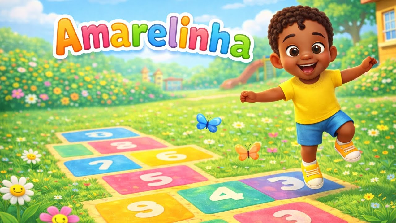 Amarelinha | Música Divertida e Educativa para Crianças | Música ...