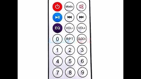 Using IR infrared remote control with arduino