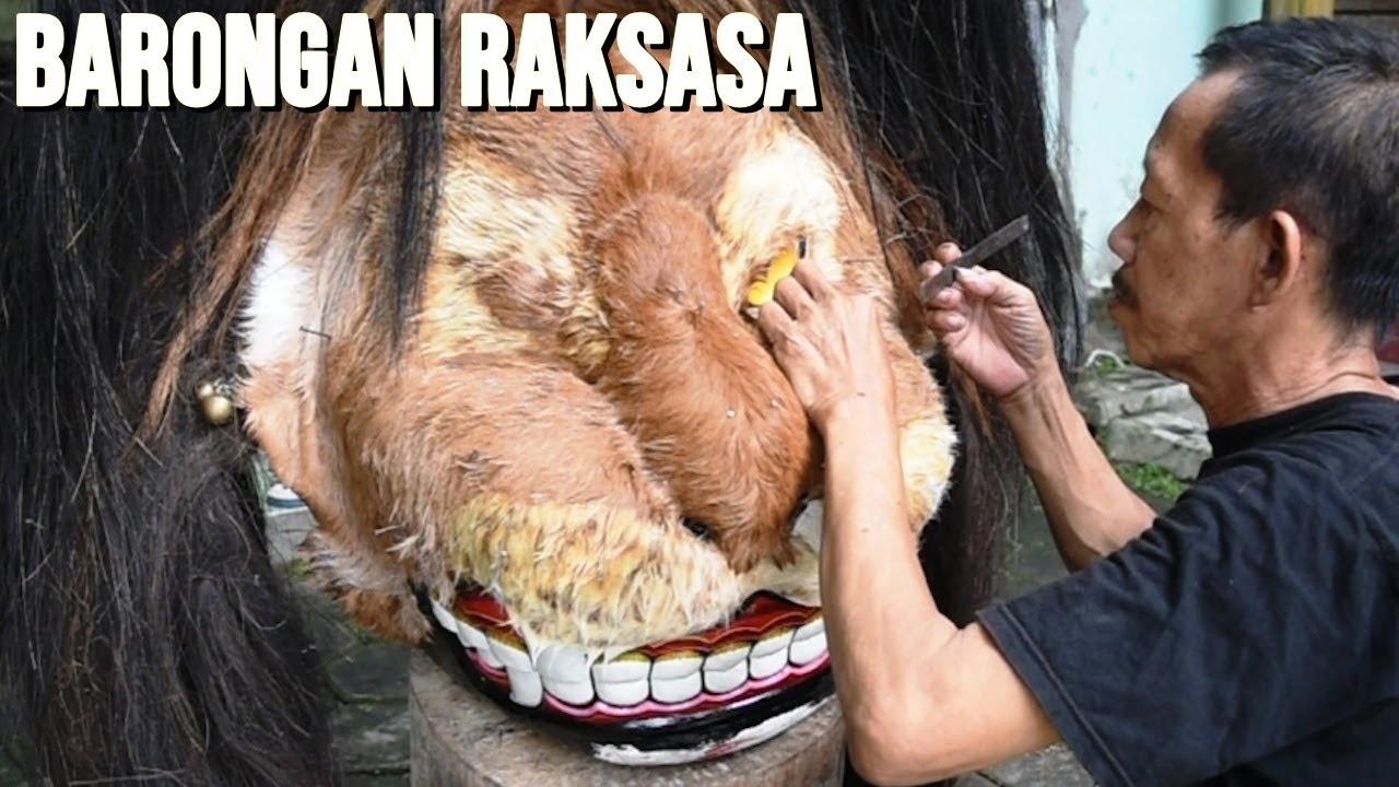 Barongan Raksasa Proses Pembuatan Part 2 - Karya Pengrajin Barongan Blora Om Djajuk