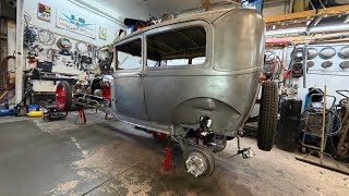 Model A Quarter Panel Metal Finishing