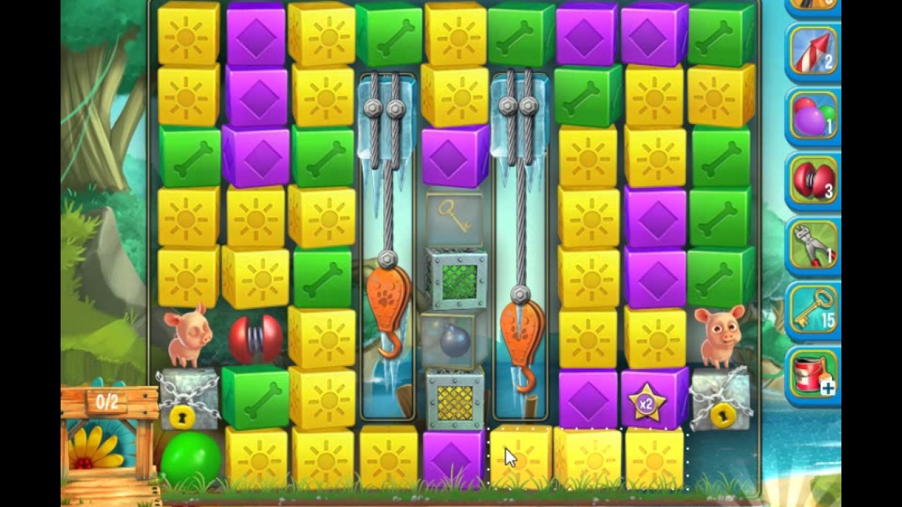 Pet Rescue Saga, Pet Island, 10th February 2017, level 2 😈 ►TOBIAS DEAMON◄