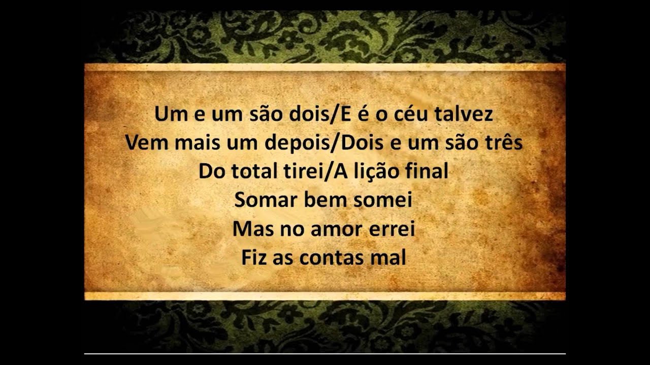 Sleduj Amália Rodrigues - Conta errada na YouTube
