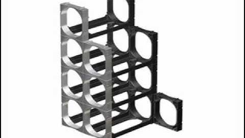 CellarStak Wine Racks, Module by Module Assembly Method