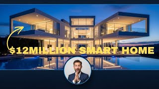 $12 Million Smart Home Tour: Ultra Modern Luxury House Technology You Won't Believe