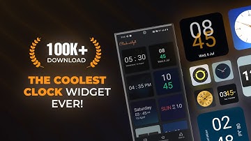 Clock Widget Android App