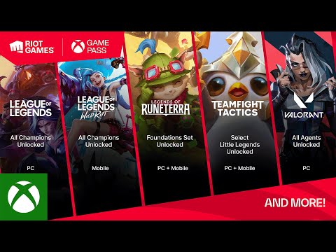 Game Pass сегодня пополняется большим количеством контента от Riot Games: с сайта NEWXBOXONE.RU