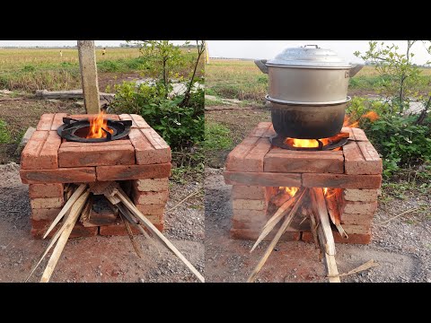 #5 Just 42 Bricks With Firewood Stove Steamed Dumplings