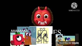 Numberblock 1 and 2 й chicken boy and chicken girl reacts to CapCut Family Anti Piracy Screen