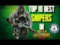 [TOP 10] BEST SNIPERS IN PUBG MOBILE | It's All About Accuracy | Savage Gaming