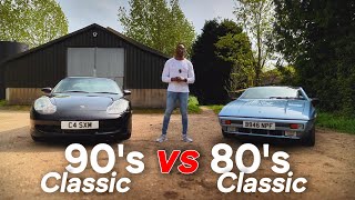 Comparing 2 Classic Cars: Porsche 996 C4 vs Lotus Excel | 80's classic vs 90's Classic Owner Review