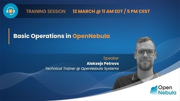 An Introduction to OpenNebula Operations