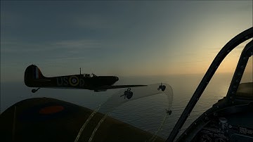 An early morning formation flight - IL-2 Sturmovik: Cliffs of Dover