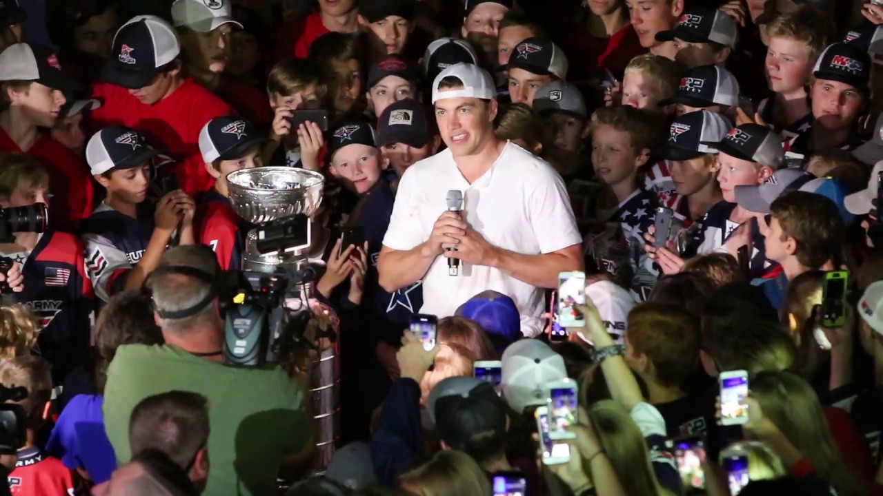 TJ Oshie & the Stanley Cup at MAP Hockey