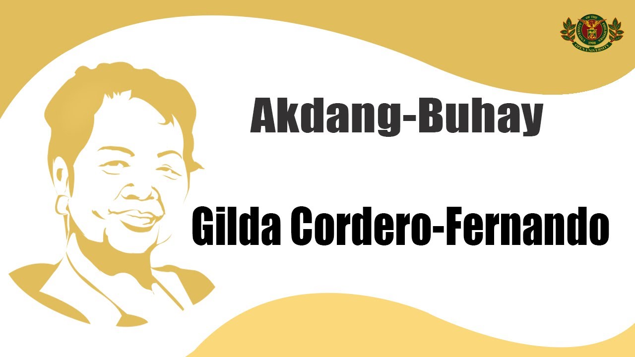 Akdang Buhay Gilda Cordero Fernando Youtube