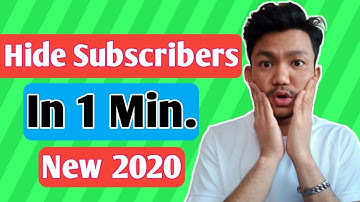 How to hide subscriber on YouTube [2020] || Subscriber hide kaise kare || sszone.