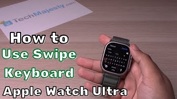 How To Use Swipe Keyboard On Apple Watch Ultra!