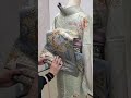 【着物の着付け】#着物 #着付け #半襟 #kimono
