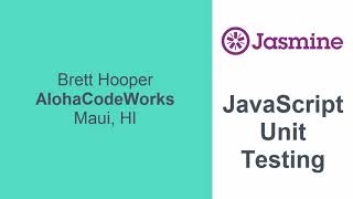 JavaScript Unit Testing with Jasmine