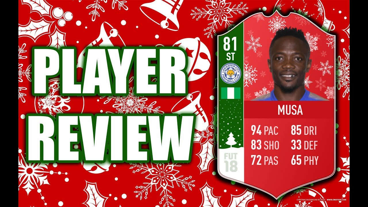 FIFA 18 FUTMAS SBC 81 RATED AHMED MUSA PLAYER REVIEW!!! FIFA 18 ULTIMATE TEAM PLAYER REVIEW!!!