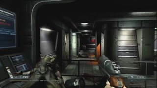 Let's Play Doom 3 BFG Edition Ep. 3- Marine Headquarters