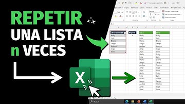 ✔️ Cómo Repetir una Lista en Excel con una Fórmula