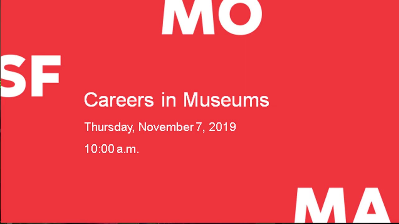 "Careers in Museums" YouTube