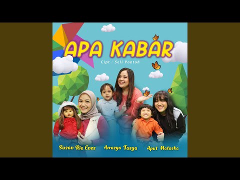 Semua ikut nyanyi \"Apa Kabar\" bareng Kak Tasya, Kak Natasha, Kak Ria Enes, Arrasya, Aput dan Susan😍