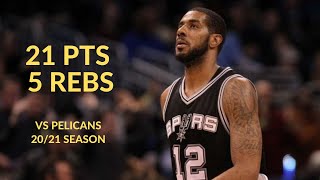 Lamarcus Aldridge 21 Pts 5 Rebs Highlights Vs New Orleans Pelicans | NBA 20/21 Season Lamarcus Aldridge 21 Pts 5 Rebs Highlights Vs New Orleans Pelicans | NBA 20/21 Season