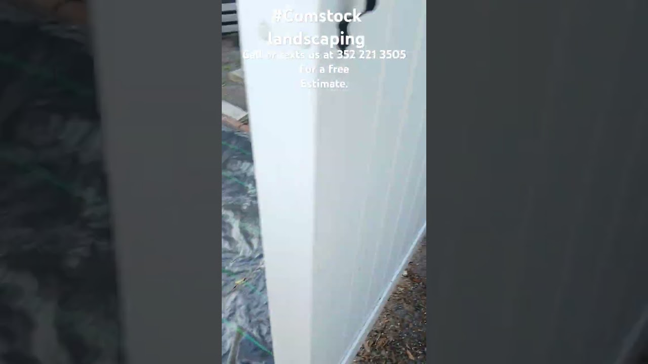 Clean up job in Newberry by Comstock landscaping D.B.A. Business.