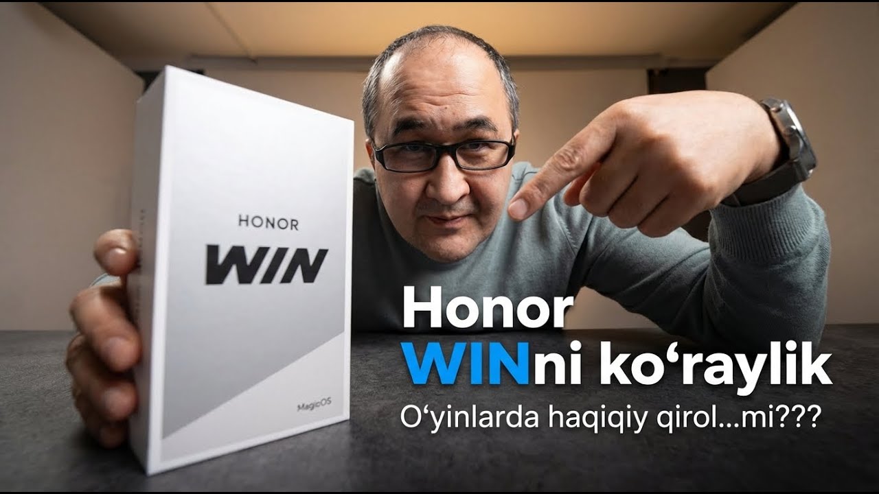 🎮 Honor Win - geymerlar uchun telefon Unboxing & Review