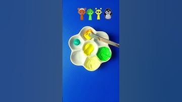 Squid game | Satisfying colour mixing  #art #satisfying #asmr #diy