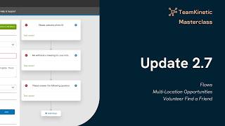 TeamKinetic Masterclass | 2.7 Update (Flows, Multi-Location Opportunities, Volunteer Find a Friend) screenshot 4