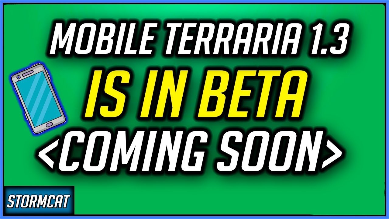 MOBILE TERRARIA 1.3 BETA NEWS ANNOUNCEMENT 2019 - (MOBILE TERRARIA 1.3 EARLY ACCESS)
