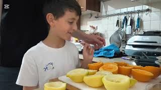 תפוזים ולימונים ממולאים בג'לי
