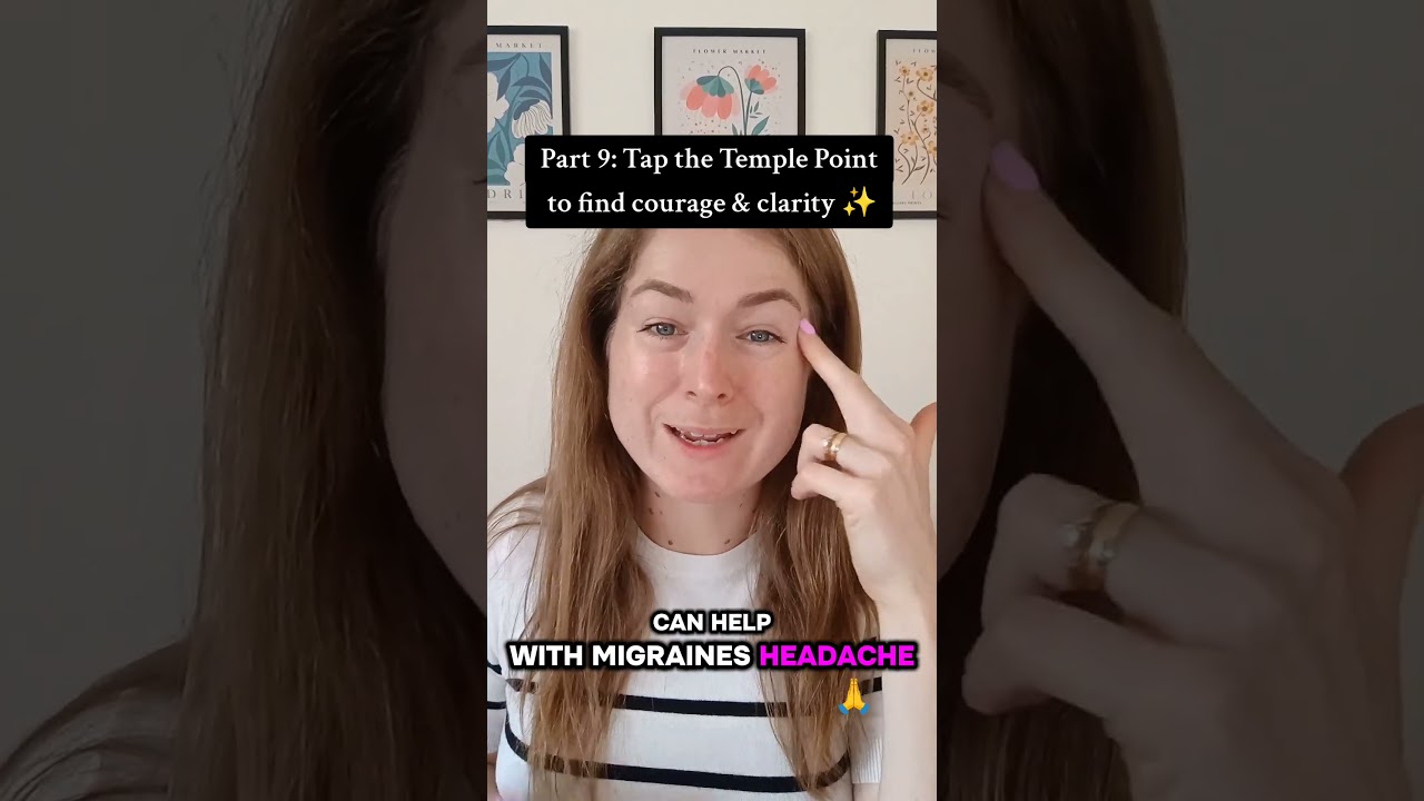 👉 Tap the Temple Point to Release Anger, Stress & Tension