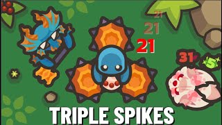 Taming.io - ULTIMATE TRIPLE SPIKES COMPILATION