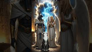 The guardians:  Anubis the gate keeper, Ashley the guardian angel and Loki the cat ☯️
