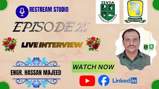 Episode 25 Live Interview with Ali Hassan, an  Electrical Technician at Alifinaar, Saudi Arabia.