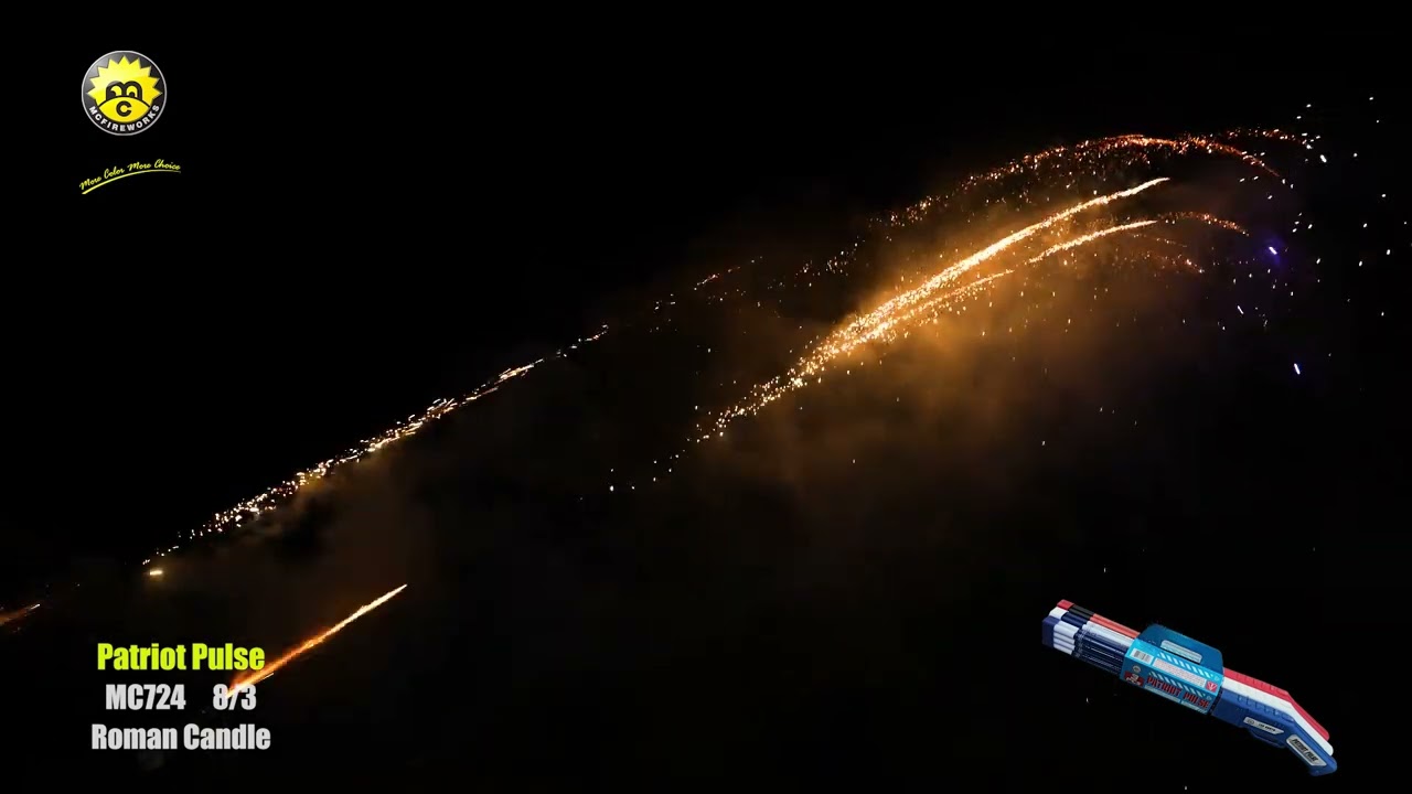 MC724 Patriot Pulse Packing 8/3 Raman Candle