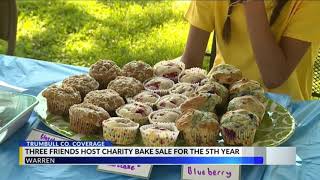 3 local friends host bake sale, help kids fight cancer