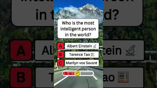 Who is the most intelligent person in the world? #shorts #usa #quiz